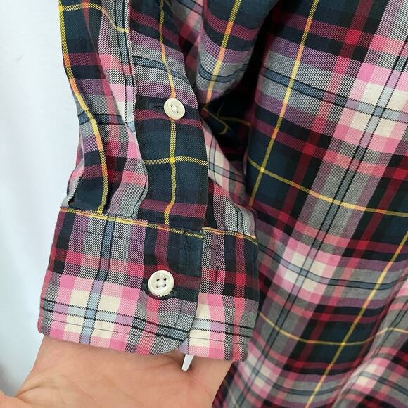 Ralph Lauren Mens Blake Plaid Button Up Shirt Size L Green Country Equestrian - Picture 5 of 7